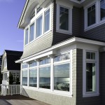 Back deck at Pine Point, Custom Home Construction in Southern Maine