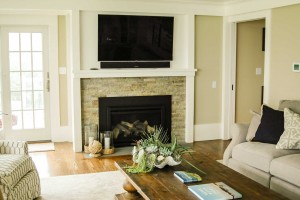 Clubhouse Family Room, Custom Home Construction in Southern Maine